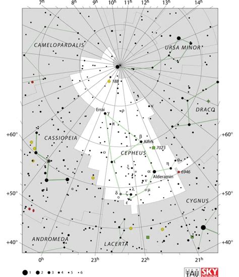 Cepheus Constellation: Stars, Myth, Facts, Deep Sky Objects .